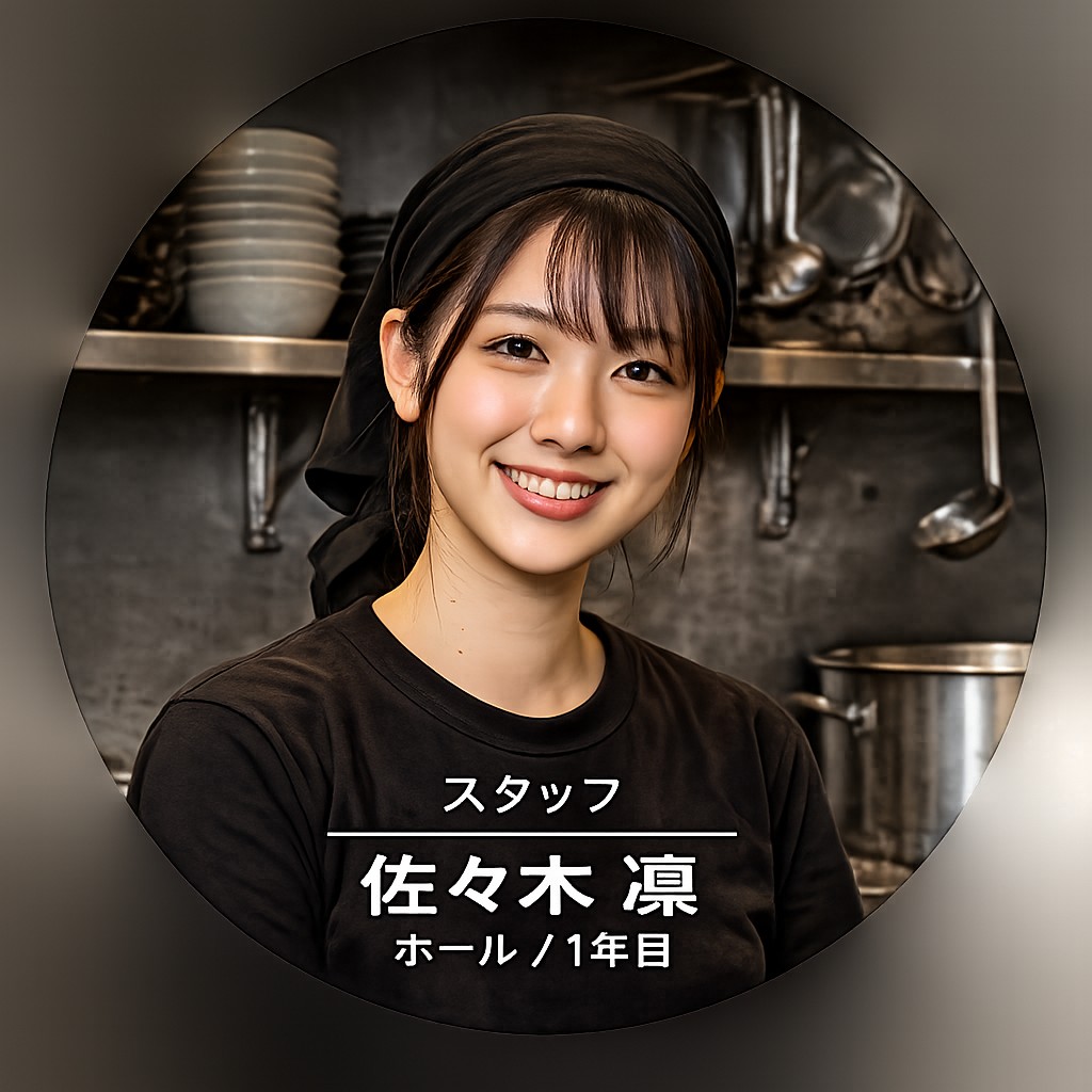 スタッフ 佐々木